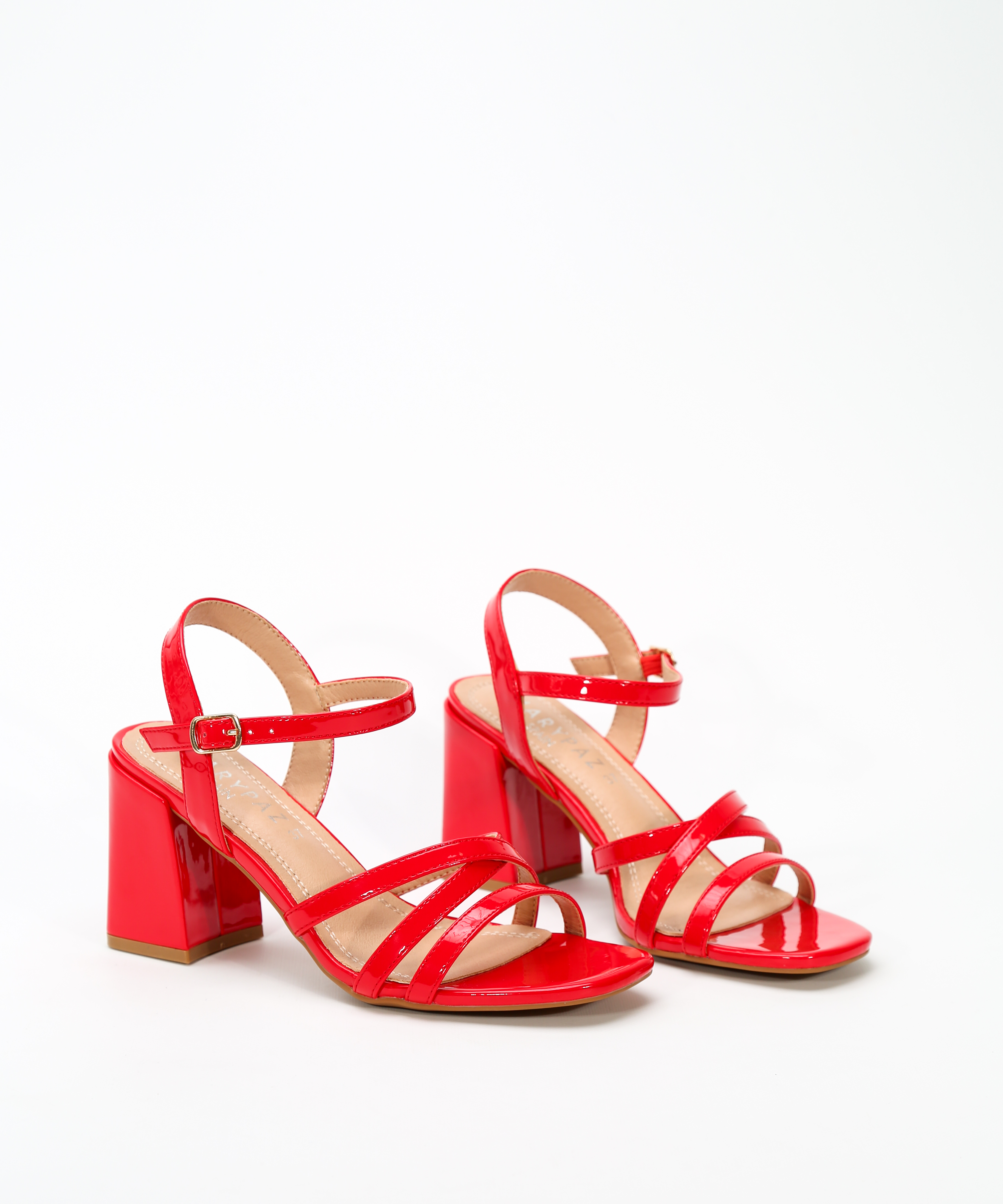 Sandalias tiras tacón alto image number null